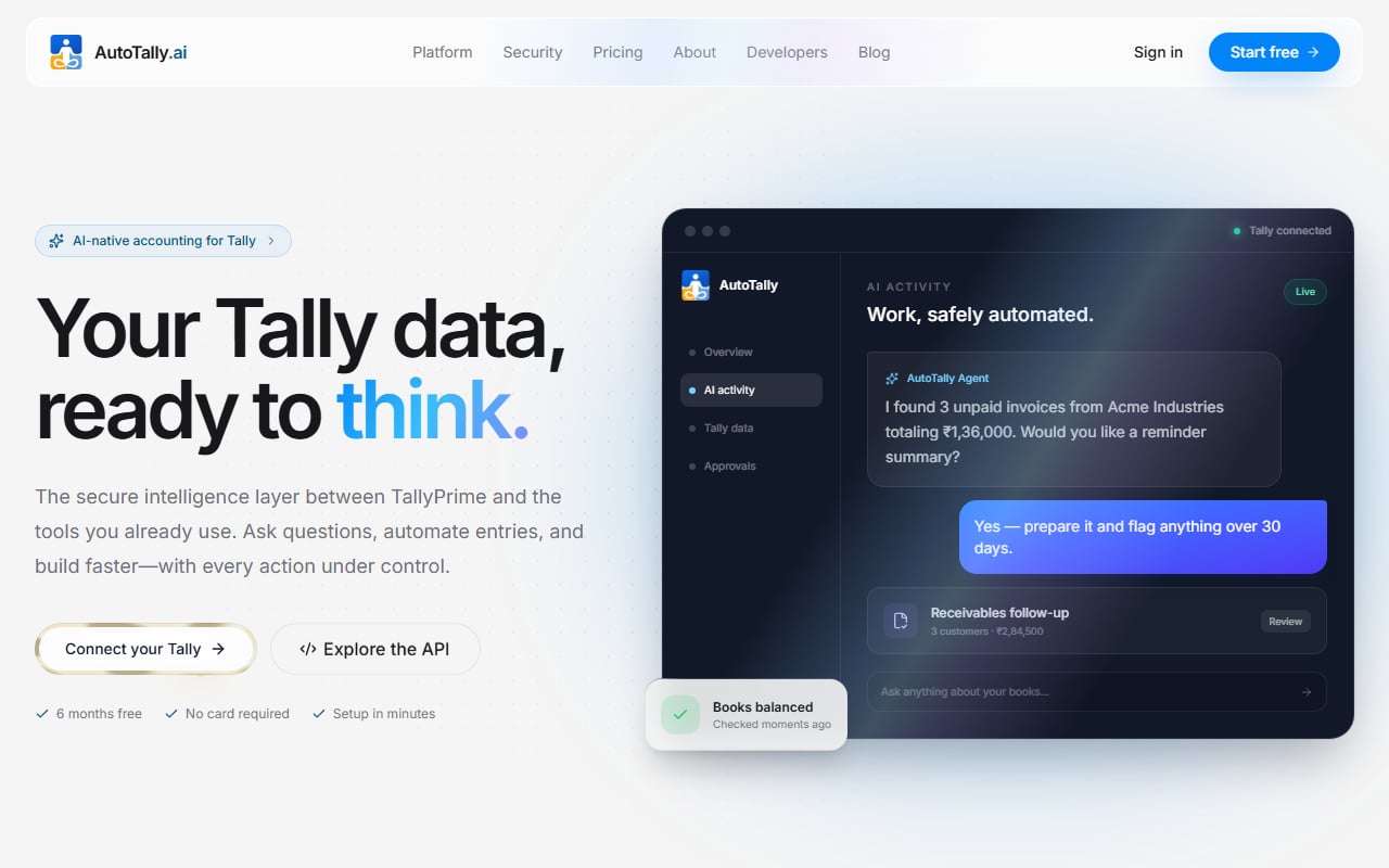 AutoTally.ai screenshot
